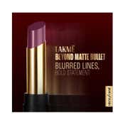 Lakme Absolute Beyond Matte Lipstick - 502 Purple Pop (3.4 g)
