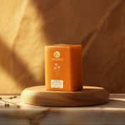 Forest Essentials Luxury Sugar Soap Lime, Saffron & Oudh Ayurvedic Handmade Bath Soap - (100 g)