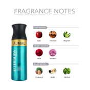 AJMAL Afterglow, Captivate Advanced & Nemesis Deodorant Spray For Unisex Set - (3 Pcs)
