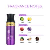 AJMAL Afterglow, Captivate Advanced & Nemesis Deodorant Spray For Unisex Set - (3 Pcs)
