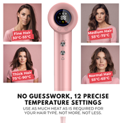 Alan Truman F-09 Digi Dryer - Metallic Pink (1 Pc)