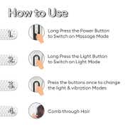 Protouch LED Hair Growth Therapy Comb - Reduces Hair Fall, Boost Hair Regrowth, Head Massager