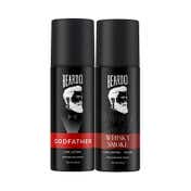 Beardo Godfather & Whisky Smoke Body Spray For Men Set (2 pcs)