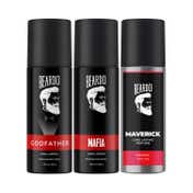 Beardo Godfather, Mafia & Maverick Deo Spray For Men Set (3 pcs)