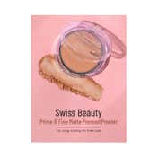 Swiss Beauty Prime & Fine Matte Pressed Powder - 04 Natural Beige (8 g)