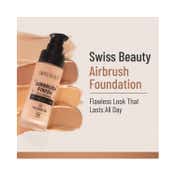 Swiss Beauty Airbrush Finish Lightweight Foundation - Caramel Beige (30 ml)