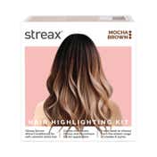 Streax Ultralights Hair Color Highlight Kit - Mocha Brown (180 g)