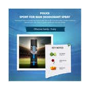 Police Sport Deodorant for Men (200 ml)