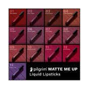 Pilgrim Liquid Lipstick - Flirty Rose (3 ml)