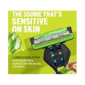 Bombay Shaving Company Sensi Smart 3 Razor Cartridge For Men - (4 pcs)