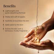 Forest Essentials Travel Size Lime Saffron and Oudh Natural Soft Skin After Bath Oil (50 ml)