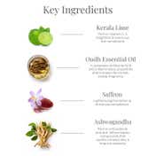 Forest Essentials Travel Size Lime Saffron and Oudh Natural Soft Skin After Bath Oil (50 ml)