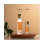 Forest Essentials Travel Size Ultra Rich Body Milk Lime Saffron and Oudh Natural Body Lotion in (50ml) and (200ml)
