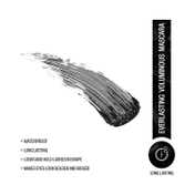 Insight Cosmetics Everlasting Voluminous Mascara - Black (13 g)