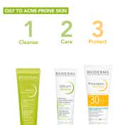Bioderma Blemish Control with Sebium Gel Moussant Actif + Sebium Kerato Cream Combo