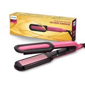 Philips Hair Nourishcare Straightener + Strip Combo - Pink