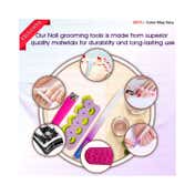 Majestique Multi Purpose Nail Kit with Glass Filer (4 pcs)