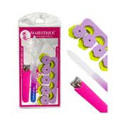 Majestique Multi Purpose Nail Kit with Glass Filer (4 pcs)