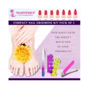 Majestique Multi Purpose Nail Kit with Glass Filer (4 pcs)