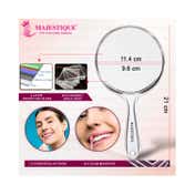 Majestique Dual Side 1X-10X Magnifying Large Handheld Mirror (1 pc)
