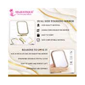 Majestique 1X-20X Magnifying Table Top Double Sided Makeup Mirror (1 pc)