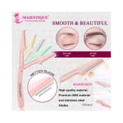 Majestique Foldable & Reusable Facial Hair Razor For Face Eyebrows Upper Lip (5 pcs)