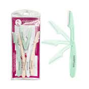 Majestique Foldable & Reusable Facial Hair Razor For Face Eyebrows Upper Lip (5 pcs)