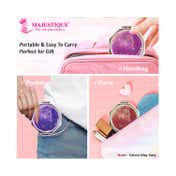 Majestique Dual Side Hexaglitter Pocket Mirror (1 pc)