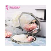 Majestique Dual Side Hexaglitter Pocket Mirror (1 pc)