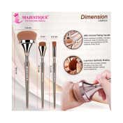 Majestique Blush Brush Eyebrow and Multi HD Makeup Brush Set (3 pcs)