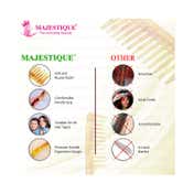 Majestique Premium Long Handle and Extra Wide Comb (1 pc)
