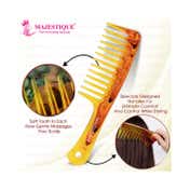 Majestique Premium Long Handle and Extra Wide Comb (1 pc)