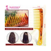 Majestique Premium Long Handle and Extra Wide Comb (1 pc)