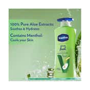 Vaseline Aloe Fresh Body Lotion (600ml) With 100% Aloe Vera Extract & Menthol