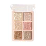 MARS 6 Shade illuminating Highlighter And Blusher Palette - 01 Shade (12 g)