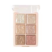 MARS 6 Shade illuminating Highlighter And Blusher Palette - 02 Shade (12 g)