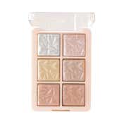 MARS 6 Shade illuminating Highlighter And Blusher Palette - 03 Shade (12 g)