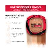 L'Oreal Paris Infallible 24H Fresh Wear Foundation In A Powder - 180 Rose Sand (9 g)
