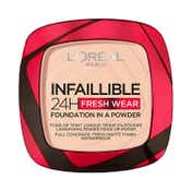 L'Oreal Paris Infallible 24H Fresh Wear Foundation In A Powder - 180 Rose Sand (9 g)