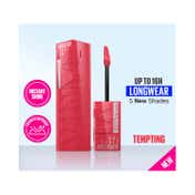 Maybelline New York Super Stay Vinyl Ink Liquid Lipstick - Tempting (4.2 ml)