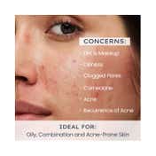 Hyphen Oil Control Exfoliating Cleanser 2% Aha + Bha Salicylic Acid Face Wash (100 ml)