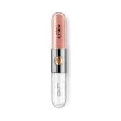 KIKO Milano Unlimited Double Touch Liquid Lip Color - 102 Satin Rosy Beige (6 ml)