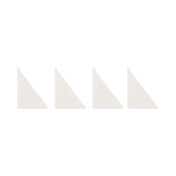 KIKO Milano Triangular Foundation Sponges - White