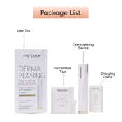 Protouch Dermaplaning Device Electric 2 in 1 Eyebrow and Face Hair Remover (250 g)