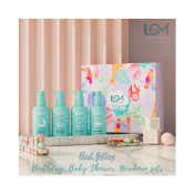 Love Momma Napkins Gift Hamper for Baby Care (Baby Shampoo, Hair Oil, Body Butter, Body Wash) - (4 pcs)