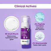 The Derma Co Snail Peptide 96 Hydrating Serum with Snail Mucin & Peptide Complex Combo (80 ml)