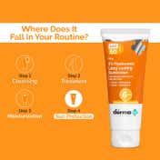 The Derma Co Hyaluronic 1%  Long Lasting Sunscreen Hyaluronic Acid & Vitamine E (50 g)
