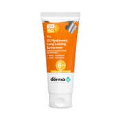 The Derma Co Hyaluronic 1%  Long Lasting Sunscreen Hyaluronic Acid & Vitamine E (50 g)
