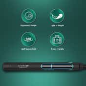 Ikonic Me 2 In 1 Straight and Curl Slim - Black
