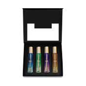 FRENCH ESSENCE Premium Black (Triumph, Recharge, Noir & Jazz) Luxury Perfume Gift Set For Men (4 pcs)